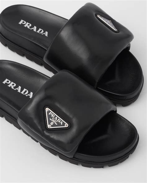 prada leather slides fashion ootd snapshot|farfetch Prada slides.